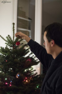 Persiapan Natal Dengan Pohon Asli
