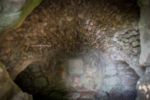 La Grotte des Naïades - pada saat masuk ke dalam goa